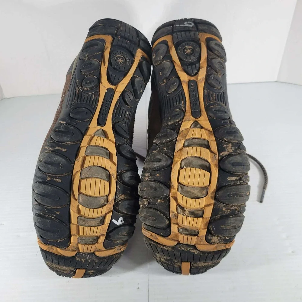 Merrell Moab Crosslander 2 Mid Waterproof Men 10 Earth Brown Hiking Boot J035717